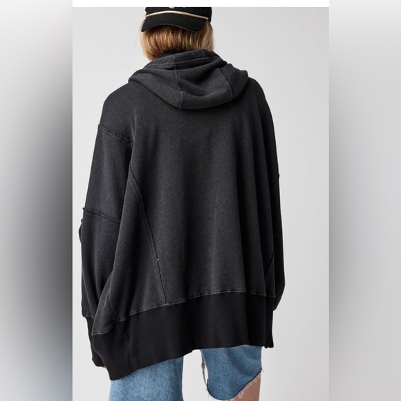 Free people We The Free Camden Hoodie. Washed black - Picture 4 of 4